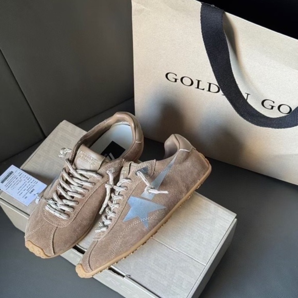 Golden Goose Tan and White Loafers - Picture 4 of 8